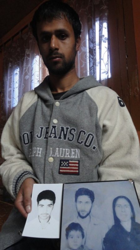 Still clueless: Shahid Hussain Dar, whose father and brother were killed and thrown into the Chenab, Photo: Baba Umar 